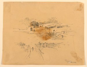 タンジールの広場 作： Arnold William Brunner