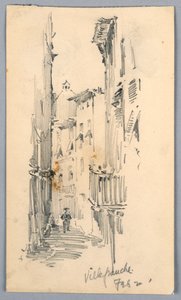 ヴィルフランシュの通り 作： Arnold William Brunner