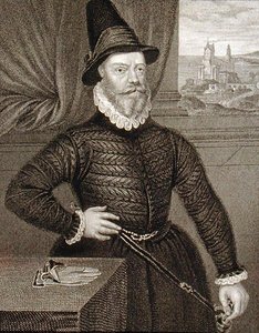 第4代モートン伯爵ジェームズ・ダグラス（1516年頃～1581年）の肖像（「ロッジの英国肖像画」より 作： Arnold van (attr.to) Brounkhorst