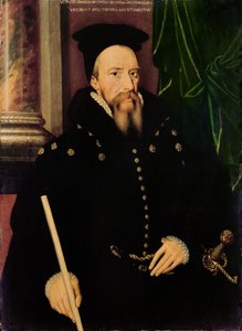 ウィリアム・セシル、第1男爵バーリー（1520-98）の肖像高卿会計