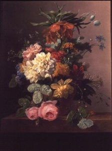 花の静物画（63509と対になっている） 作： Arnoldus Bloemers