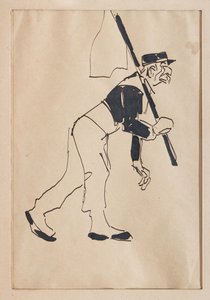 原則について（紙に墨） 作： Aroldo Bonzagni