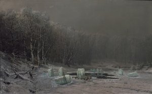 冬。氷の分割 作： Arseniy Ivanovich Meshchersky