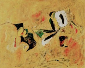 リンゴ園 作： Arshile Gorky
