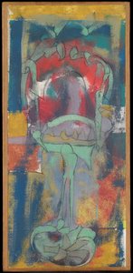 無題、1946年頃（キャンバスに油彩） 作： Arshile Gorky