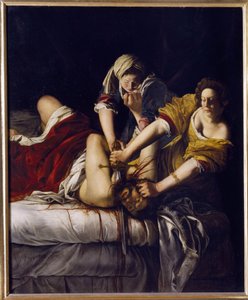 ユディトとホロフェルネス 1620年頃 油彩・カンヴァス 作： Artemisia Gentileschi