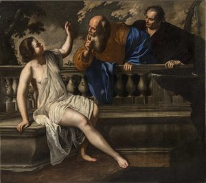 スザンナと長老、1652年 作： Artemisia Gentileschi