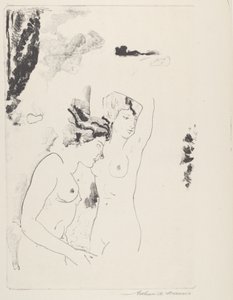 ストリームのニンフ 作： Arthur B. Davies