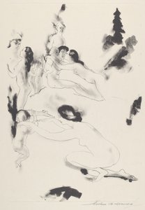 恵みの果樹園 作： Arthur B. Davies