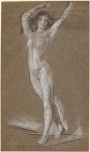 立っている女性のヌード 作： Arthur B. Davies