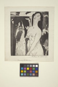 Doorway To Illusion (gravura e água-tinta) 作： Arthur Bowen Davies