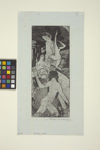 Nuoruuden lähde (etsaus ja akvatinta) 作： Arthur Bowen Davies