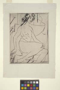 Iris (kuivapiste) 作： Arthur Bowen Davies