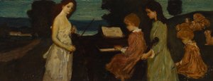 野原の音楽 作： Arthur Bowen Davies