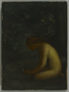プシュケ、1906年頃 作： Arthur Bowen Davies