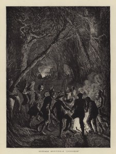 ジャンボリー、バッファローハンティング 作： Arthur Boyd Houghton
