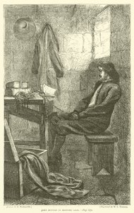 ベッドフォード刑務所のジョン・バニヤン 作： Arthur Boyd Houghton