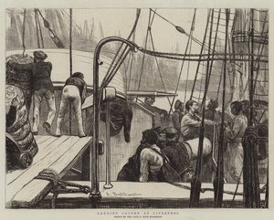 リバプールでの着陸綿 作： Arthur Boyd Houghton