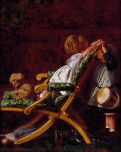 プレイメイト、1866 作： Arthur Boyd Houghton