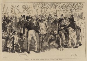 パリの無駄な口への襲撃 作： Arthur Boyd Houghton
