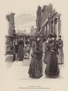 商業地区にて（刻印） 作： Arthur Burdett Frost