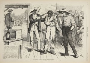 もちろん、彼は民主党のチケットに投票したい、1876 作： Arthur Burdett Frost