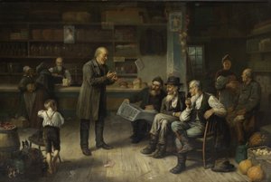アメリカのカントリーストア、1880-1920 作： Arthur Burdett Frost