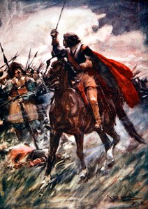 ルッツェンの戦いでのアルブレヒト・フォン・ヴァレンシュタイン、1632-1913。