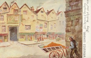 消えたロンドン-バーモンドジー修道院の唯一の残存物、1896年頃に破壊されました 作： Arthur Charles Payne