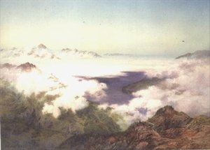 スイス・シャインゲープラッツからの早朝の風景 作： Arthur Croft