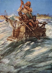ムベンゴの口のバーを横切るアンドリューバテル 作： Arthur David McCormick