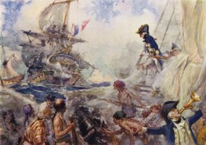 Ca Iraに従事しているアガメムノンのネルソン船長 作： Arthur David McCormick