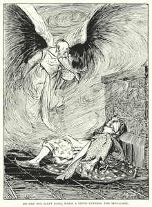 精霊が墓所に入ったとき、彼は長く眠っていませんでした 作： Arthur David McCormick