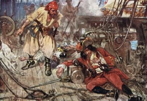 あるスティーブンソン...彼を誓い、彼が立ち上がって男のように戦うように命じた 作： Arthur David McCormick