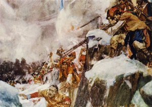 アフガニスタンからの撤退、1842年 作： Arthur David McCormick