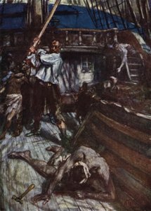 トンバは奴隷の船長に倒れた 作： Arthur David McCormick