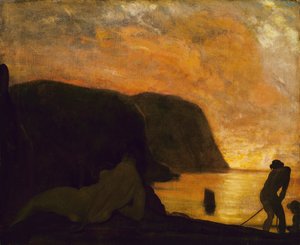 グレーターモーニング、カリフォルニア州。 1900～1905年。 作： Arthur Davies