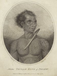 ペルーの王、アバ・タレの肖像 作： Arthur Devis