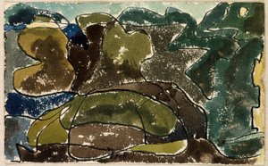 オーバー・ザ・ハーバー、センターポート 作： Arthur Dove