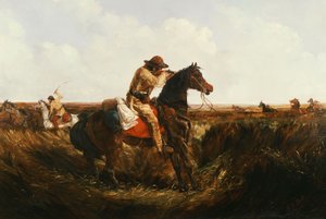 チェック-距離を保つ、1852 作： Arthur Fitzwilliam Tait