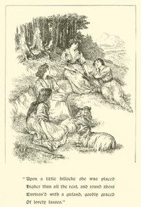 Sir Calidore, Knight Of Courtesy, Coridon and Pastorella (in engraving) 作： Arthur George Walker