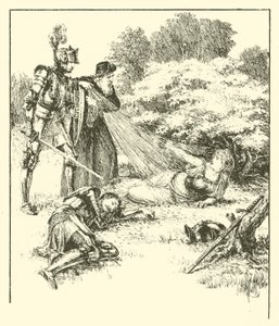ギュイヨン卿「至福の塔」（エングレーヴィング 作： Arthur George Walker