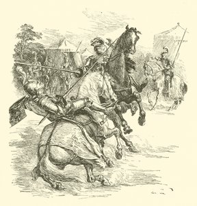 The Legend Of Britomart, The Tournament (エングレーヴィング) 作： Arthur George Walker