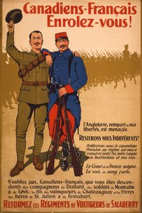Franco-canadenses se alistam! 作： Arthur H. Hider