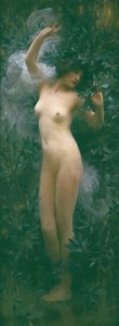 ダフネ 1890年頃（キャンバスに油彩） 作： Arthur Hacker