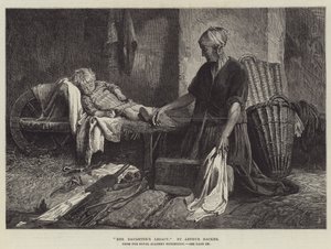王立アカデミー展の彼女の娘の遺産 作： Arthur Hacker