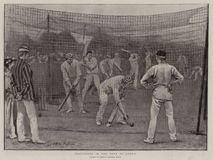 Lord&39;sのネットで練習する 作： Arthur Hopkins