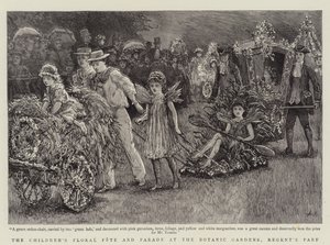 リージェンツパーク、植物園での子供たちの花の祭典とパレード 作： Arthur Hopkins