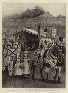 リージェンツパークの植物園にある子供たちの花の祭典 作： Arthur Hopkins