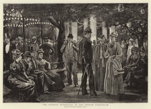 ドイツ展覧会の夜の遊歩道 作： Arthur Hopkins